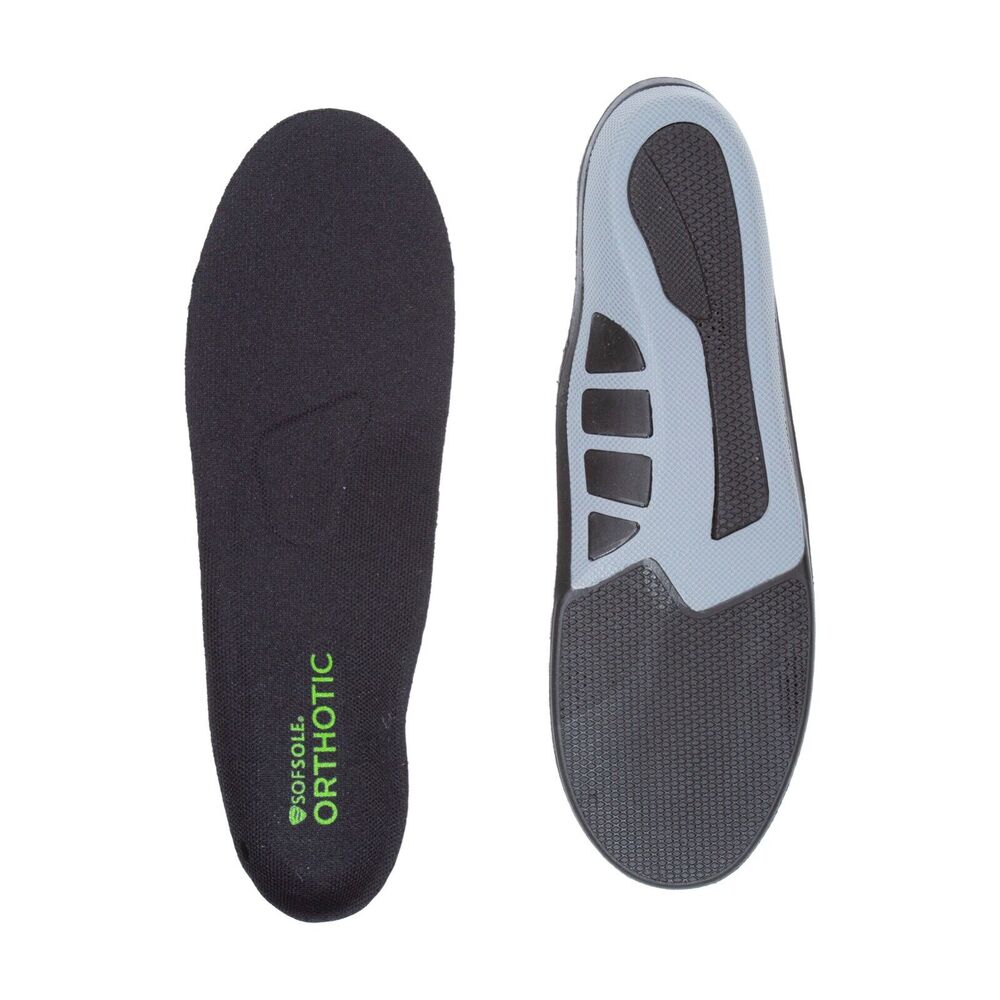 Sofsole Full Length Insole Size 5-7.5 Women Black 9318